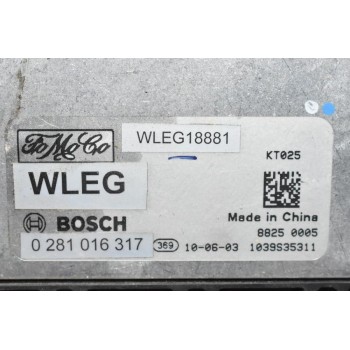 Εγκέφαλος Ford Ranger - Mazda 2005-2012 0281016317 WLEG18881