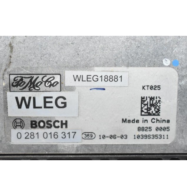 Εγκέφαλος Ford Ranger - Mazda 2005-2012 0281016317 WLEG18881