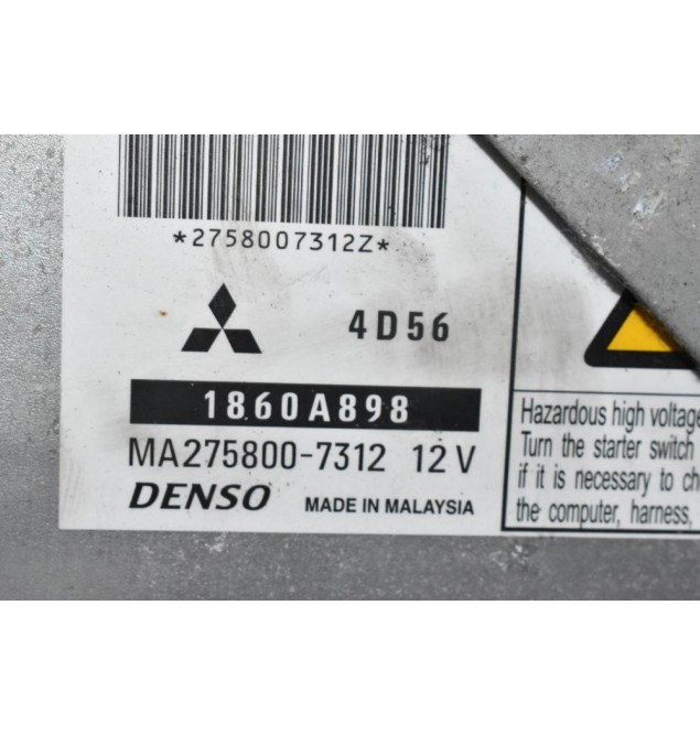 Εγκέφαλος Κινητήρα Mitsubishi L200 KB4 2.5 DID 4D56U 2005-2015 1860A898 MA275800-7312
