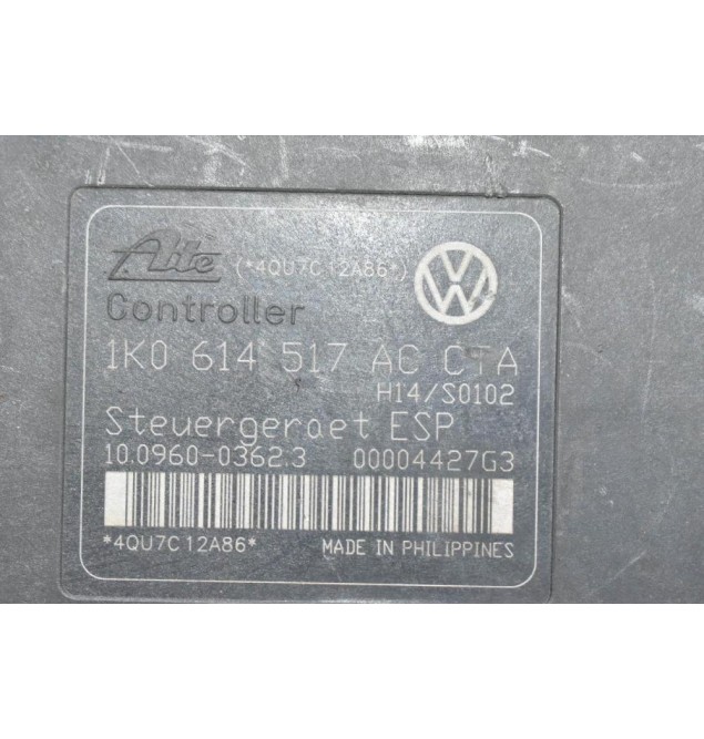 Μονάδα ABS Volkswagen Golf - Touran - Jetta - Polo 2002-2010 1K0614517AC (Audi A3 - S3) (Seat Skoda) (Γνήσια)