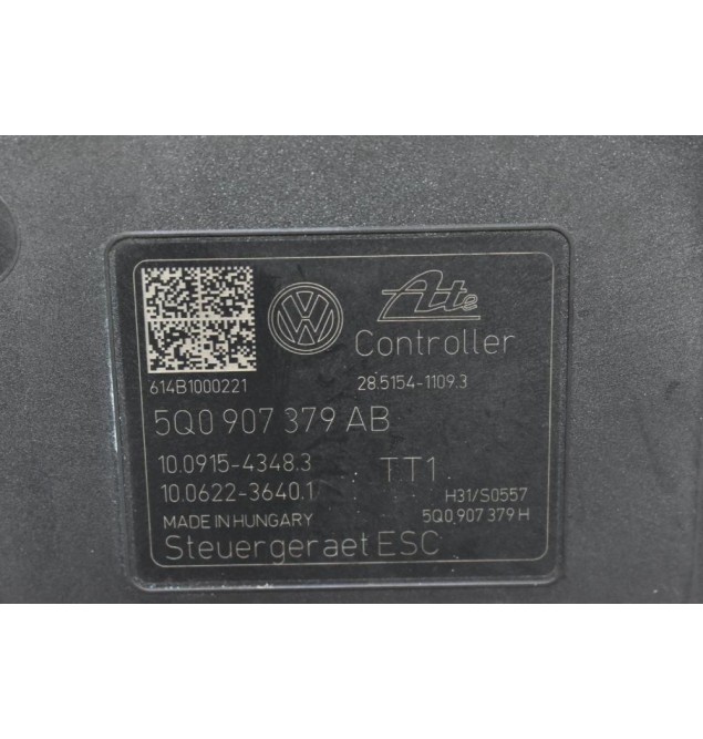 Μονάδα ABS Audi A3 2010-2021 5Q0907379AB 5Q0614517AA (Seat Volkswagen Skoda)