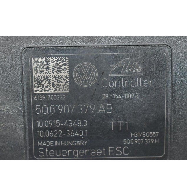 Μονάδα ABS Audi A3 2010-2021 5Q0907379AB 5Q0614517AA (Seat Volkswagen Skoda)