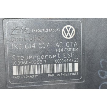 Μονάδα ABS Volkswagen Golf - Touran - Jetta - Polo 2002-2010 1K0614517AC (Audi A3 - S3) (Seat Skoda) (Γνήσια)