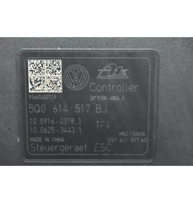 Μονάδα ABS Audi A3 2010-2021 5Q0614571BJ 5Q0614571AG (Seat Volkswagen Skoda) (Γνήσια)