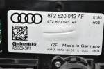 Χειριστήριο Κλιματισμού Aircondition A/C Audi A4 - S4 - Α5 - Q5 2008-2015 8T0820043AF (Γνήσιο) (RHD Για Δεξιοτίμονο)