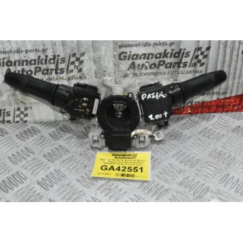 Φλασιέρα Τιμονιού Με Διακόπτες Φώτων - Υαλοκαθαριστήρων Mitsubishi Pajero 2005-2015 17D706 17D714 (Γνήσιο)