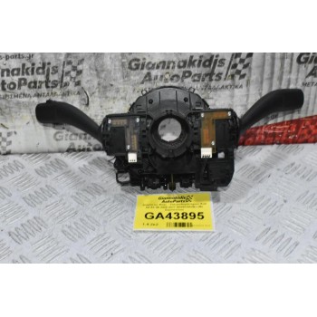 Διακόπτες Φλας - Υαλοκαθαριστήρων Aud A4 A5 Q5 2008-2017 8K0953502BJ (Χωρίς Σερπαντίνα) (Λειπει Κουμπί)