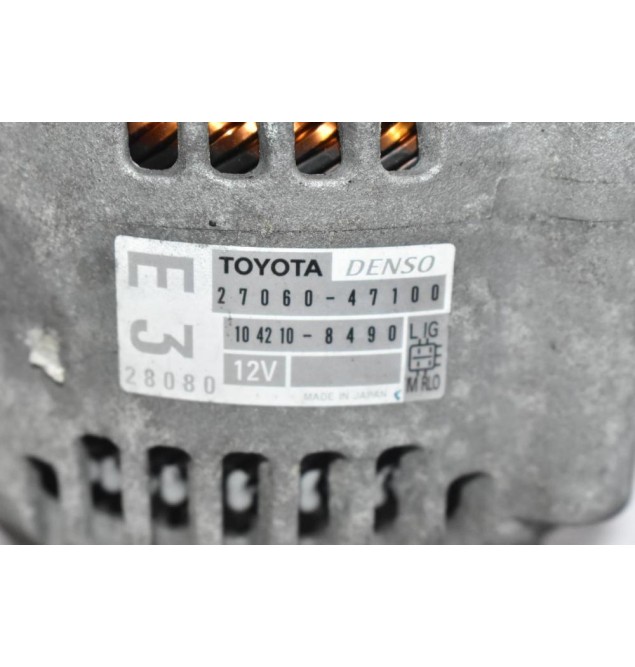 Δυναμό Toyota Yaris 1.3 1NR 2010-2015 DENSO 27060-47100 104210-8490 12V