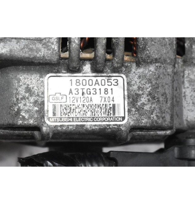 Δυναμό Mitsubishi Outlander 2.4 4B12 2007-2012 1800A053 A3TG3181 120A