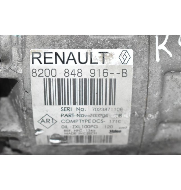 Κομπρεσέρ Aircondition A/C Renault - Nissan - Opel 1.6 DCI R9M 2008-2022 8200848916-B