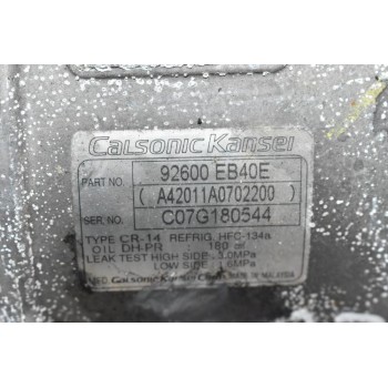 Κομπρεσέρ Aircondition Nissan Navara D40 2.5cc YD25 2005-2010 92600-EB40E