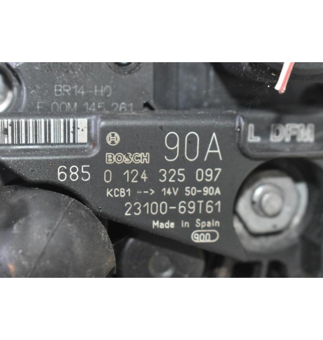 Δυναμό Nissan Cabstar 3.0D BD30 90Α 1998-2005 0124325097 23100-69T61 (Γνήσιο)