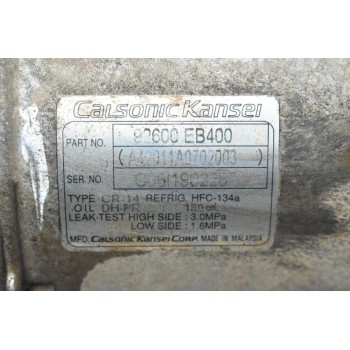 Κομπρεσέρ Aircondition Nissan Navara D40 2.5cc YD25 2005-2010 92600-EB400