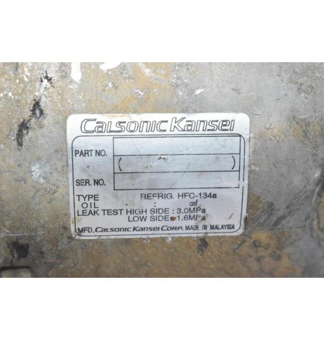 Κομπρεσέρ Aircondition - A/C Κλιματισμός Isuzu D-Max CALSONIC 4JK1 4JJ1