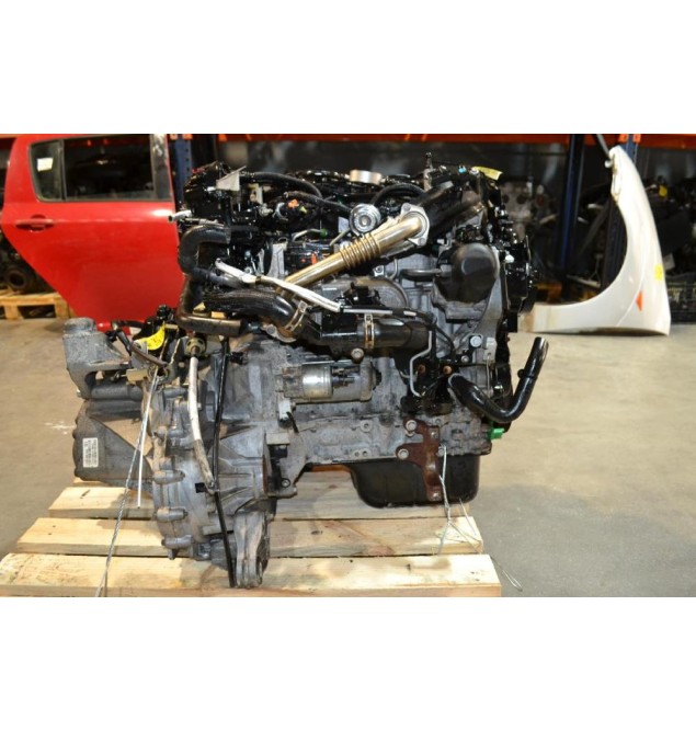 Κινητήρας - Μοτέρ Ford Focus / C-Max XWDE 1.5 TDCi 120PS 2014-2017 (Μπεκ Bosch 0445110489,Αντλια Πετρ. Bosch 0445010592,Turbo GTD1244U2)