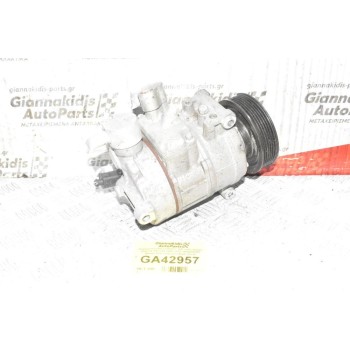 Κομπρεσέρ Aircondition - A/C Volkswagen Golf 1.4 TSI CAX 2008-2015 1K0820859T (Beetle Polo) (Skoda) (Audi) (Seat) (Μικρό Σπάσιμο Στην Τροχαλία)