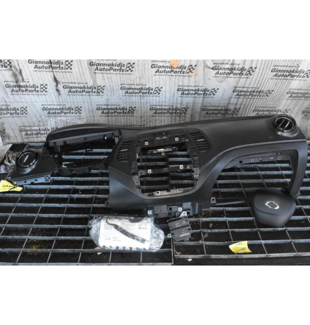 Ταμπλό Με Σετ Αερόσακους Ζώνες Και Εγκέφαλο Renault Captur 2013-2021 (Samsung) (Γνήσια) 985103783R 985253411R 985706989R