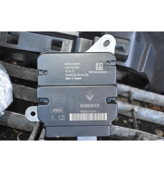 Ταμπλό Με Σετ Αερόσακους Ζώνες Και Εγκέφαλο Renault Captur 2013-2021 (Samsung) (Γνήσια) 985103783R 985253411R 985706989R