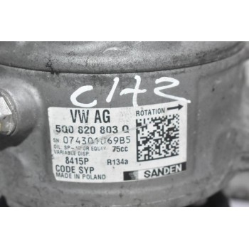 Κομπρεσέρ Aircondition A/C Volkswagen 1.0 TSI CHZ 2010-2019 5Q0820803Q (Seat Audi Skoda)
