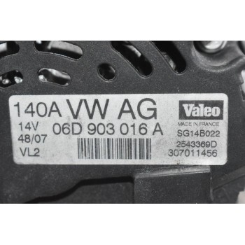 Δυναμό Audi A4 1.6 - 1.8 BFB 2000-2010 06D903016A 140A (Seat Volkswagen Skoda)