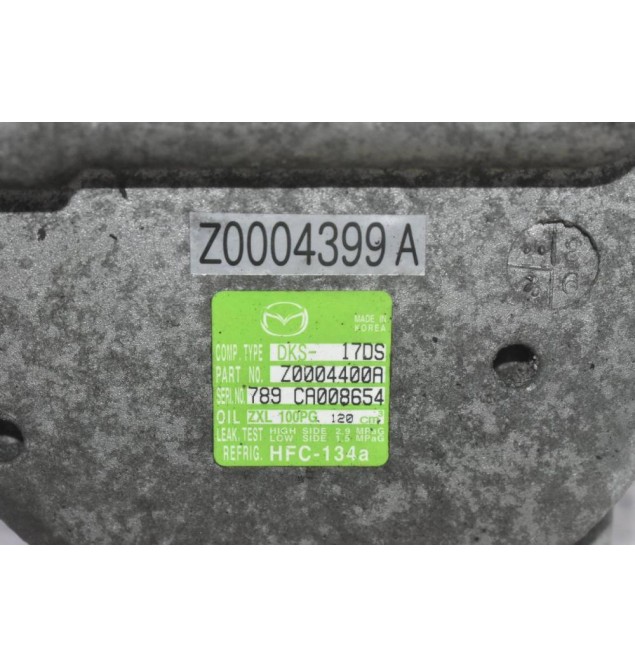 Κομπρεσέρ Aircondition - A/C Κλιματισμός Mazda 6 2.0 2000-2015 Ζ0004400Α (Γνήσιο)