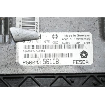 Εγκέφαλος Κινητήρα Jeep Grand Cherokee 2.8 CRD 2002-2008 BOSCH P56044561CB 0281011475