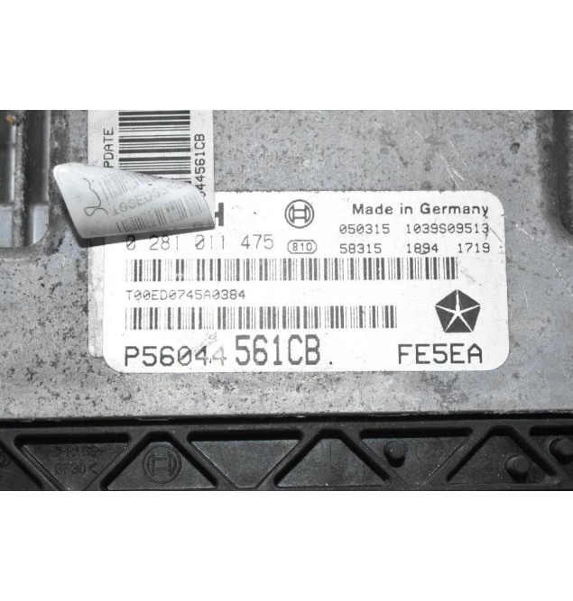 Εγκέφαλος Κινητήρα Jeep Grand Cherokee 2.8 CRD 2002-2008 BOSCH P56044561CB 0281011475