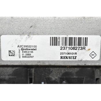 Εγκέφαλος Renault Megane 1.2cc 115ps H5F 2012-2018 A2C39522100 - 237108273R 237104101R