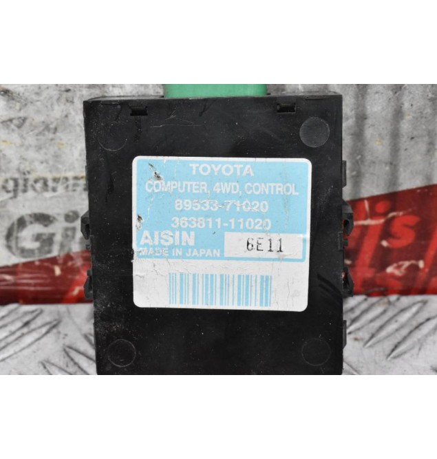 Εγκέφαλος - Πλακετα Τετρακινησης Toyota Hilux KUN25 2KD 2005-2015 AISIN 89533-71020