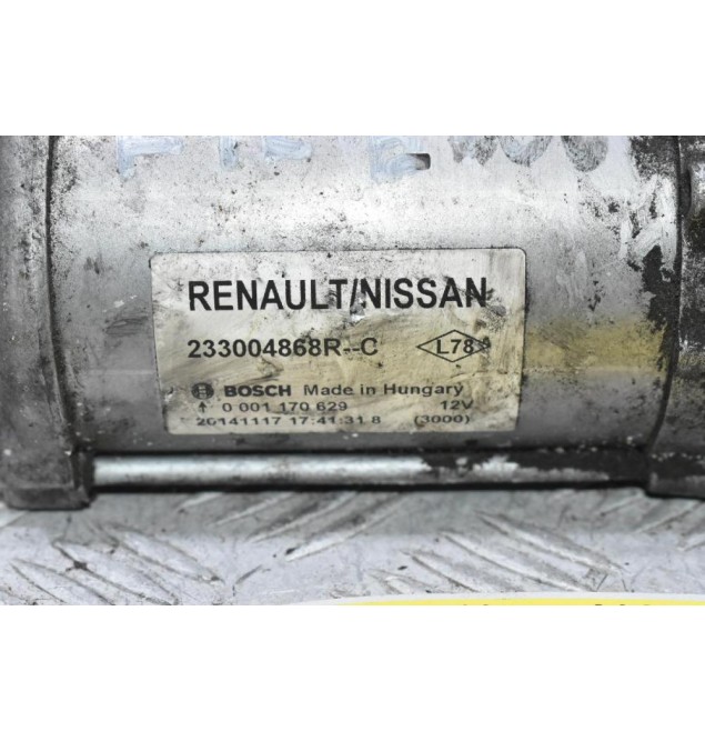 Μίζα Nissan - Renault - Mercedes 1.5 DCI K9K 2010-2017 BOSCH 233004868R-C 0001170629 (Γνήσια)