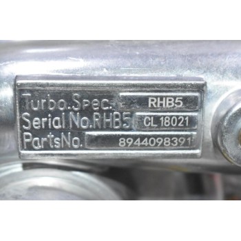 Turbo/Τουρμπίνα Isuzu Clark+Φορτωτής 3.1 4JG2 1990-2001 8944098391