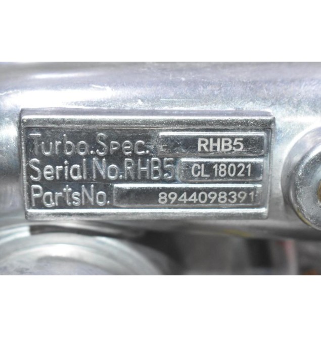 Turbo/Τουρμπίνα Isuzu Clark+Φορτωτής 3.1 4JG2 1990-2001 8944098391