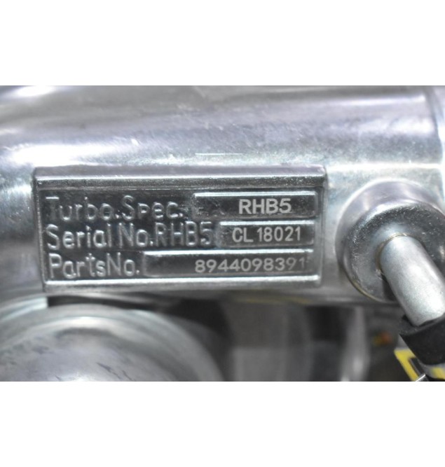 Turbo/Τουρμπίνα Isuzu Clark+Φορτωτής 3.1 4JG2 1990-2001 8944098391