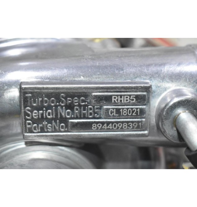 Turbo/Τουρμπίνα Isuzu Clark+Φορτωτής 3.1 4JG2 1990-2001 8944098391