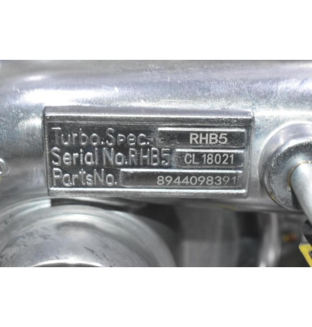 Turbo/Τουρμπίνα Isuzu Clark+Φορτωτής 3.1 4JG2 1990-2001 8944098391