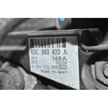 Δυναμό Volkswagen 1.4 TSI CAV BLG BMY CAX 2008-2013 03C903023A 0124525093 140A (Seat Audi Skoda) (Γνήσιος)