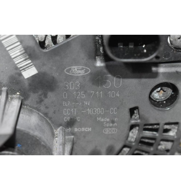 Δυναμό Ford Transit - Ranger 2.2 TDCI CYFB - DRFA 2006-2019 CC1T-10300-CC 0125711104 150A (Γνήσιο)