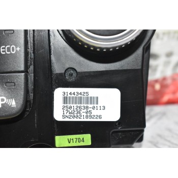 Χειριστήριο Κλιματισμού - Θερμανσης Volvo S60 V70 XC60 2007-2020 31443425 (Γνήσιο)