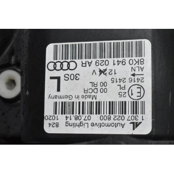 Φανάρι Εμπρός Αριστερό Audi A4 B8 2008-2015 8K0941030AR 8K0941030 (Γνήσιο) (Με βάση Και Μπεκ Καθαρισμου)