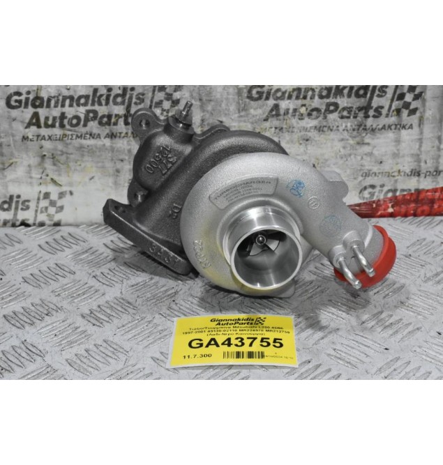 Turbo/Τουρμπίνα Mitsubishi L200 4D56 1997-2001 49135-02110 MR224978 MR212759 (Λαδι-Νερό Καινούργια)