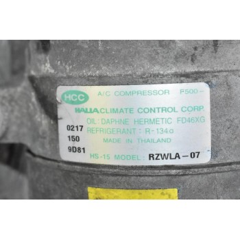 Κομπρεσέρ Aircondition Ford Ranger / Mazda BT50 2.5 WL 2005-2010 RZWLA-07