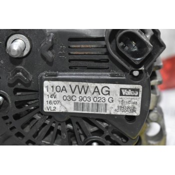 Δυναμό Volkswagen Golf / Jetta / Touran / Passat 1.4 TSI/FSI 110A 2006-2012 03C903023G (Audi A1 A3 / Seat Ibiza Toledo Altea / Skoda Octavia Fabia) (BMY BLG CAX)
