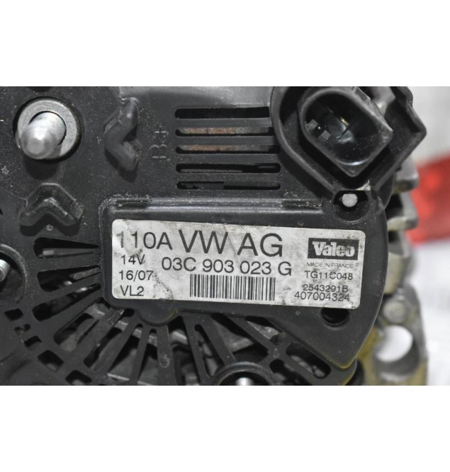 Δυναμό Volkswagen Golf / Jetta / Touran / Passat 1.4 TSI/FSI 110A 2006-2012 03C903023G (Audi A1 A3 / Seat Ibiza Toledo Altea / Skoda Octavia Fabia) (BMY BLG CAX)