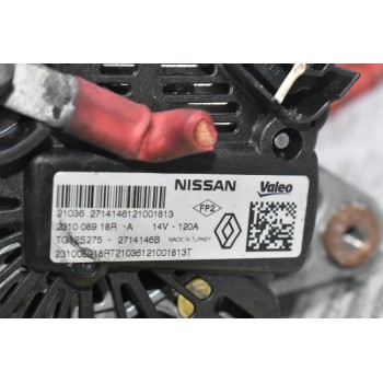 Δυναμό Renault Clio - Captur 1.5 DCI K9K 2014-2020 231008918R (Γνήσιο) (Dacia)