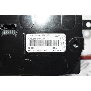 Χειρηστήριο Θέρμανσης - Κλιματισμού Renault Captur 2010-2020 275108796R (Γνήσιο)