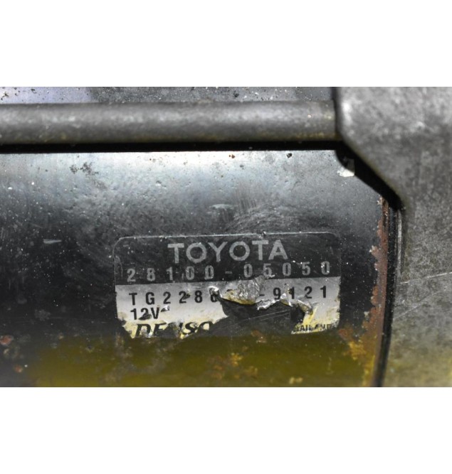 Μίζα Toyota Hilux 2.4cc 2L 1990-1998 28100-05050 12V DENSO (10 Δόντια)