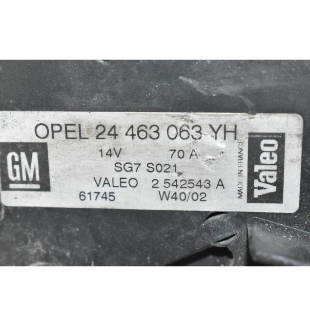 Δυναμό Opel Z14XE 1995-2010 24463063YH 2542543A