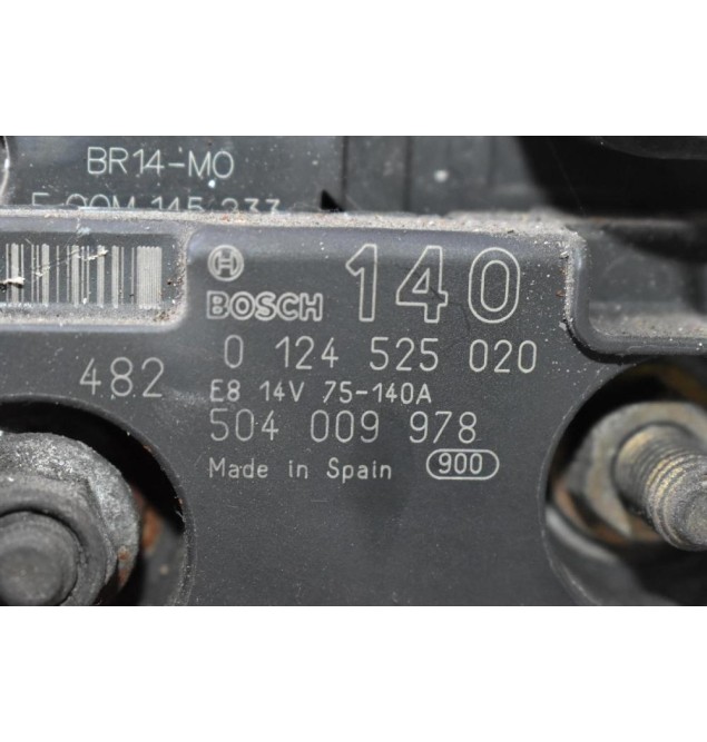 Δυναμό Fiat Ducato - Iveco Daily Multijet 2.3cc F1AE0481 2000-2010 0124525020 504009978 140A (Γνήσιο)