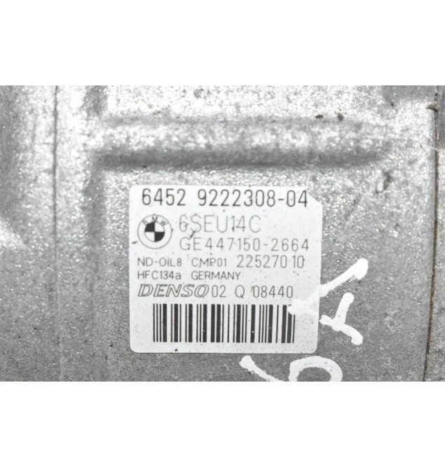 Κομπρεσέρ Aircondition - A/C Bmw 116 - 316 1.6 N13B16A 2012-2018 DENSO 9222308-04 GE447150-2664