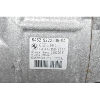 Κομπρεσέρ Aircondition - A/C Bmw 316 318 - 118 116 N13B16A 2012-2018 DENSO 9222308-04 GE447150-2662